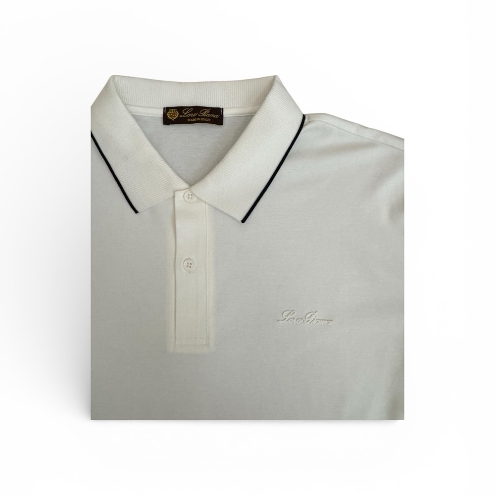NWOT Classic White Polo Shirt - Picture 4 of 6